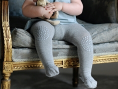 GoBabyGo tights melange gray light